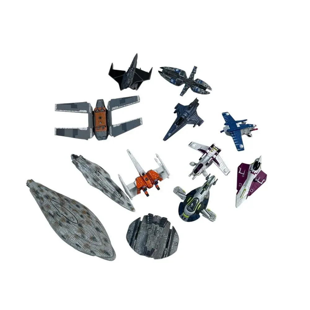 Lot of 12 Star Wars Miniatures Ships